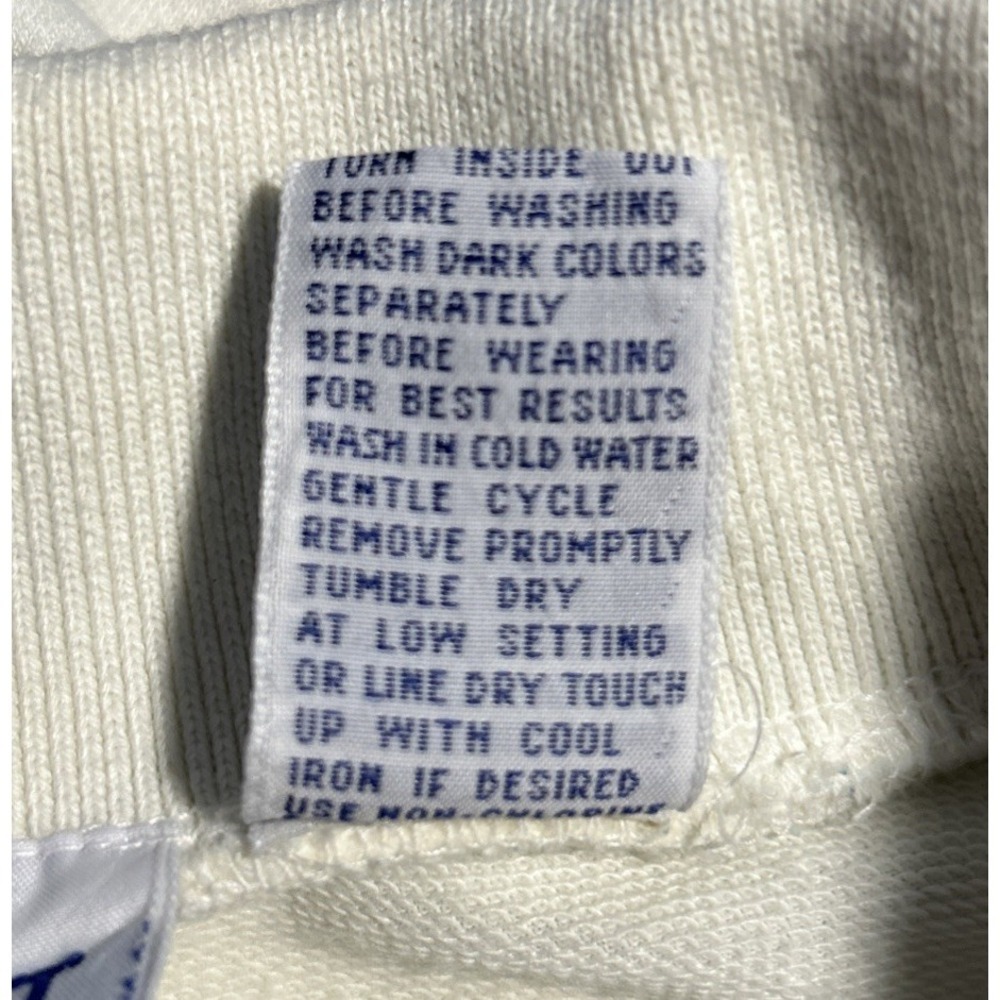 Vintage Koret City Blues Pullover Shirt Sz L Grandma Stretch Cottagecore 90s - Picture 7 of 7